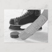 Eis-Hockey Postkarte (Vorderseite)