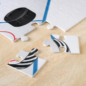 Eis-Hockey-Puzzlespiel Puzzle (Seite)