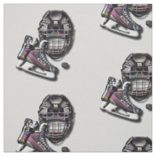Eis-Hockey-Skate-Sturzhelm-Kobold mit Namen und Stoff