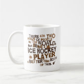 Eis-Hockey-Spieler-Geschenk Kaffeetasse (Links)