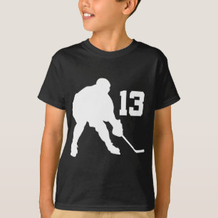Eis-Hockey-Spieler Jersey Nr. 13 T-Shirt