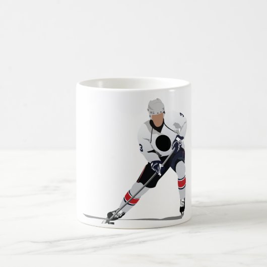 Eis-Hockey-Spieler-Tasse Kaffeetasse (Mittel)
