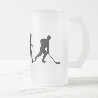 Eis-Hockey-Spielerteam-Shirts Mattglas Bierglas