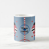 Eis-Hockey-Team-Jersey-Tasse Kaffeetasse (Mittel)