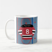 Eis-Hockey-Team-Jersey-Tasse Kaffeetasse (Links)