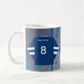 Eis-Hockey-Team-Jersey-Tasse Kaffeetasse (Links)