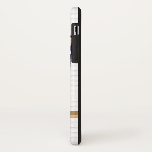 Eis-Hockey-Umkleideraum Case-Mate iPhone Hülle (Hinten/Links)