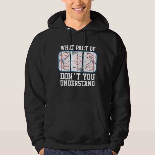 Eis-Hockey, welches Teils nicht Sie verstehen Hoodie (Vorderseite)