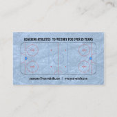 Eis-Hockey-Zug Visitenkarte (Rückseite)