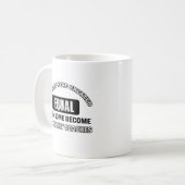 Eis-Hockey-Zugentwürfe Kaffeetasse (Vorderseite Links)