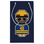 Eis-Hockeyspieler Kleine Geschenktüte (Rückseite)
