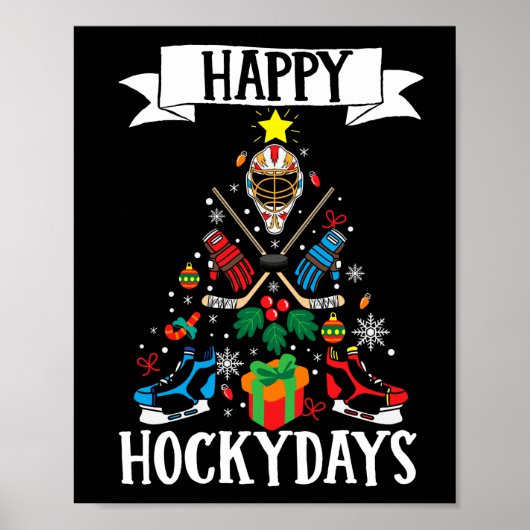 Eis I Liebe Hockey Player Team Happy Hockeydays Poster (Vorne)