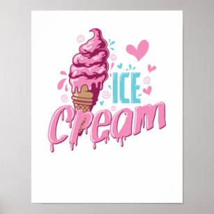 Eis "Ice Cream" Softeis Poster