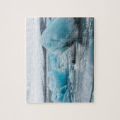 Eis im Gletscherlager Jokulsarlon Puzzle (Vertikal)