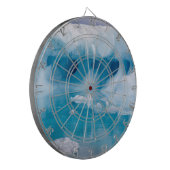 Eis in der Antarktis Dartscheibe (Vorderseite Links)