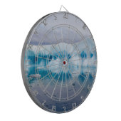 Eis in der Antarktis Dartscheibe (Vorderseite Links)