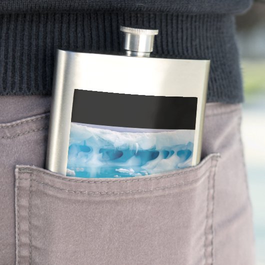 Eis in der Antarktis Flachmann (Beispiel)