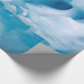 Eis in der Antarktis Geschenkpapier (Ecke)