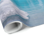 Eis in der Antarktis Geschenkpapier (Rolleneckpunkt)