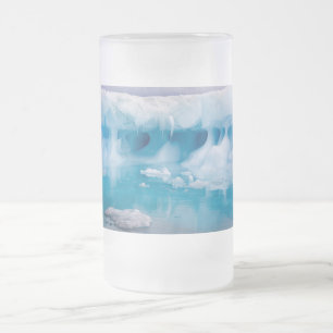 Eis in der Antarktis Mattglas Bierglas