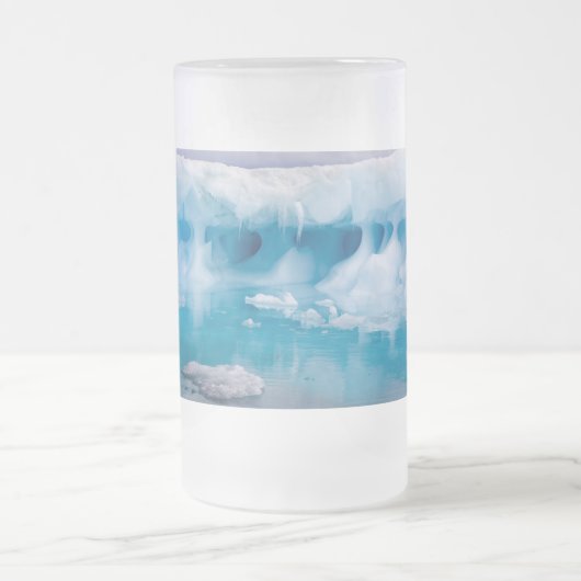 Eis in der Antarktis Mattglas Bierglas (Mittel)