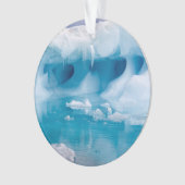 Eis in der Antarktis Ornament (Vorderseite)