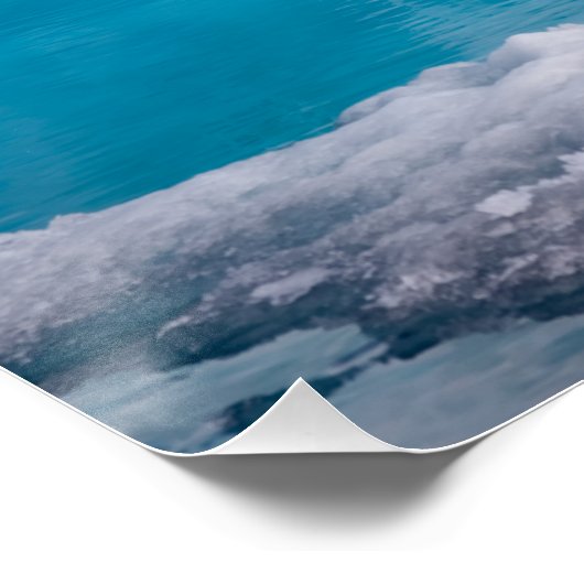 Eis in der Antarktis Poster (Ecke)