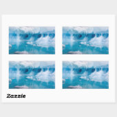 Eis in der Antarktis Rechteckiger Aufkleber (Blatt)