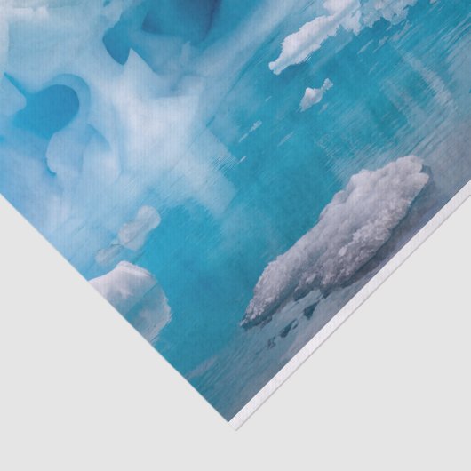 Eis in der Antarktis Seidenpapier (Ausschnitt)
