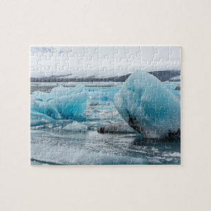 Eis in der Gletscherlagune Jokulsarlon Puzzle