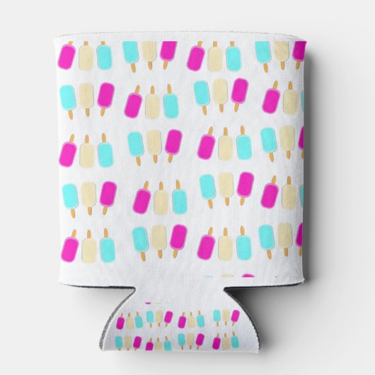 Eis in drei Farben Dosenkühler (Rückseite)