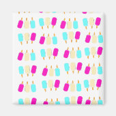 Eis in drei Farben Magnet (Vorne)