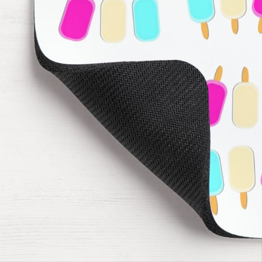 Eis in drei Farben Mousepad (Ecke)