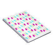 Eis in drei Farben Notizblock (Rechte Seite)