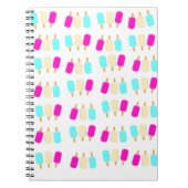 Eis in drei Farben Notizblock (Vorderseite)