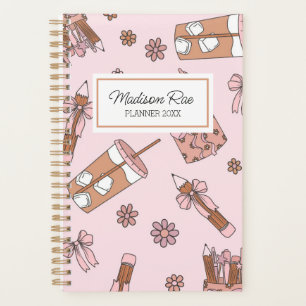 Eis-Kaffee-Planerin Liebhaberin Coquette-Name Mono Planer