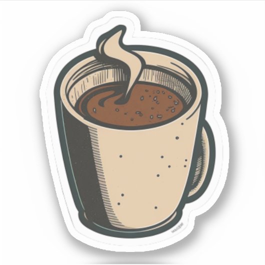 Eis-Kaffeeaufkleber" "Eiskaffee Aufkleber (Vorderseite)