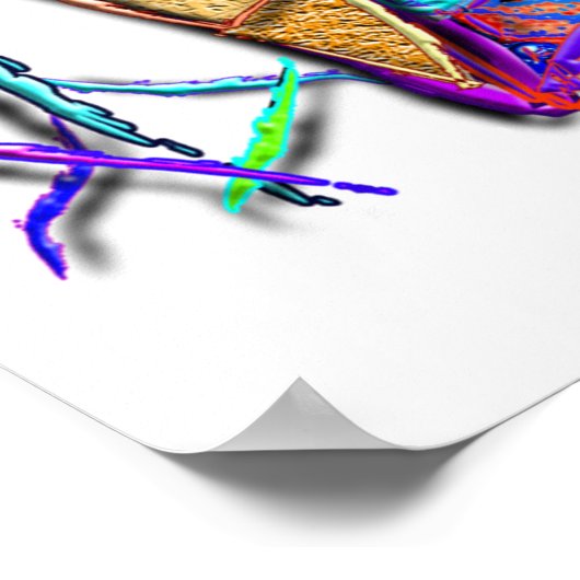 Eis-Kegel 1 Poster (Ecke)