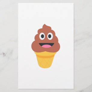 Eis-Kegel pooji Briefpapier