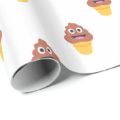 Eis-Kegel pooji Geschenkpapier (Rolleneckpunkt)