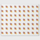 Eis-Kegel pooji Geschenkpapier (Flach)