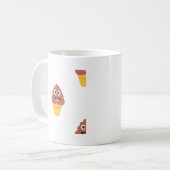 Eis-Kegel pooji Kaffeetasse (Vorderseite Links)