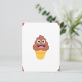 Eis-Kegel pooji Postkarte (Stehend Vorderseite)