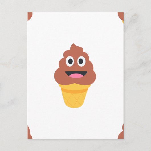 Eis-Kegel pooji Postkarte (Vorderseite)