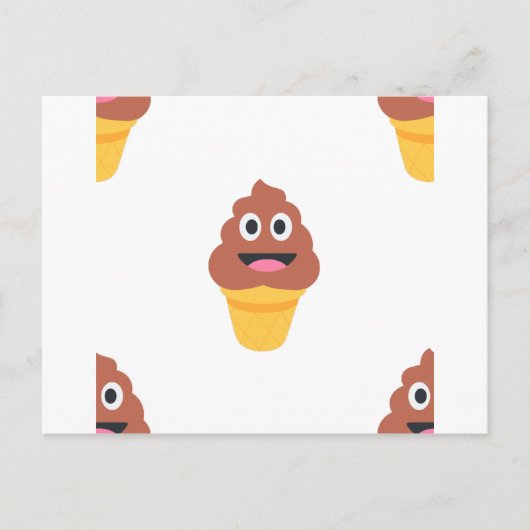 Eis-Kegel pooji Postkarte (Vorderseite)