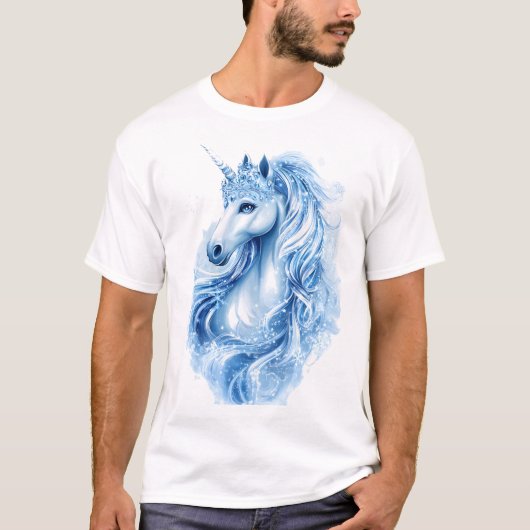 Eis-Königin-Einhorn (1) T-Shirt (Vorderseite)