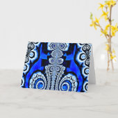 EIS-KÖNIGIN-GRUSS-KARTEN KARTE (Gelbe Blume)