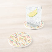 Eis-Konus-Muster Sandstein Untersetzer (Seite)