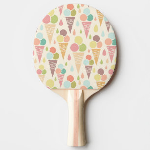Eis-Konus-Muster Tischtennis Schläger