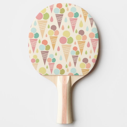 Eis-Konus-Muster Tischtennis Schläger (Vorderseite)